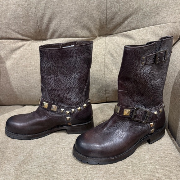 Frye Rogan Engineer Stud Boots - Picture 4 of 11